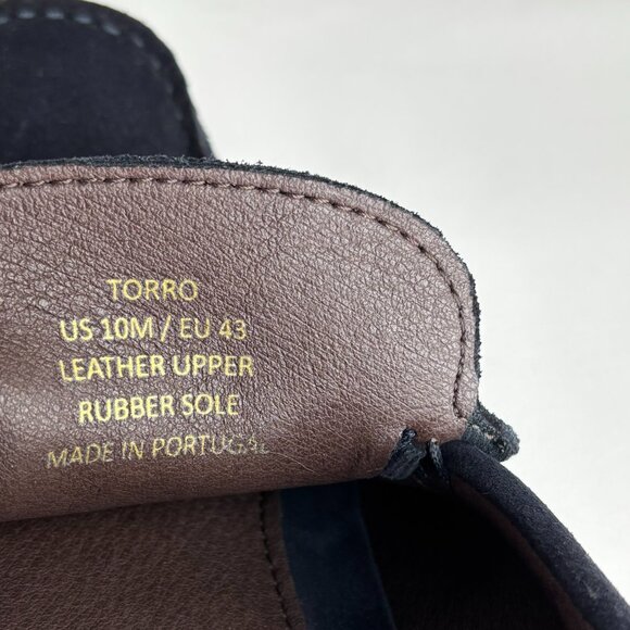 Bruno Magli Torro Blue Suede Loafers (US 10M / EU 43) Like New - Picture 10 of 14